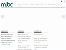 Tablet Screenshot of mlbc.org.uk